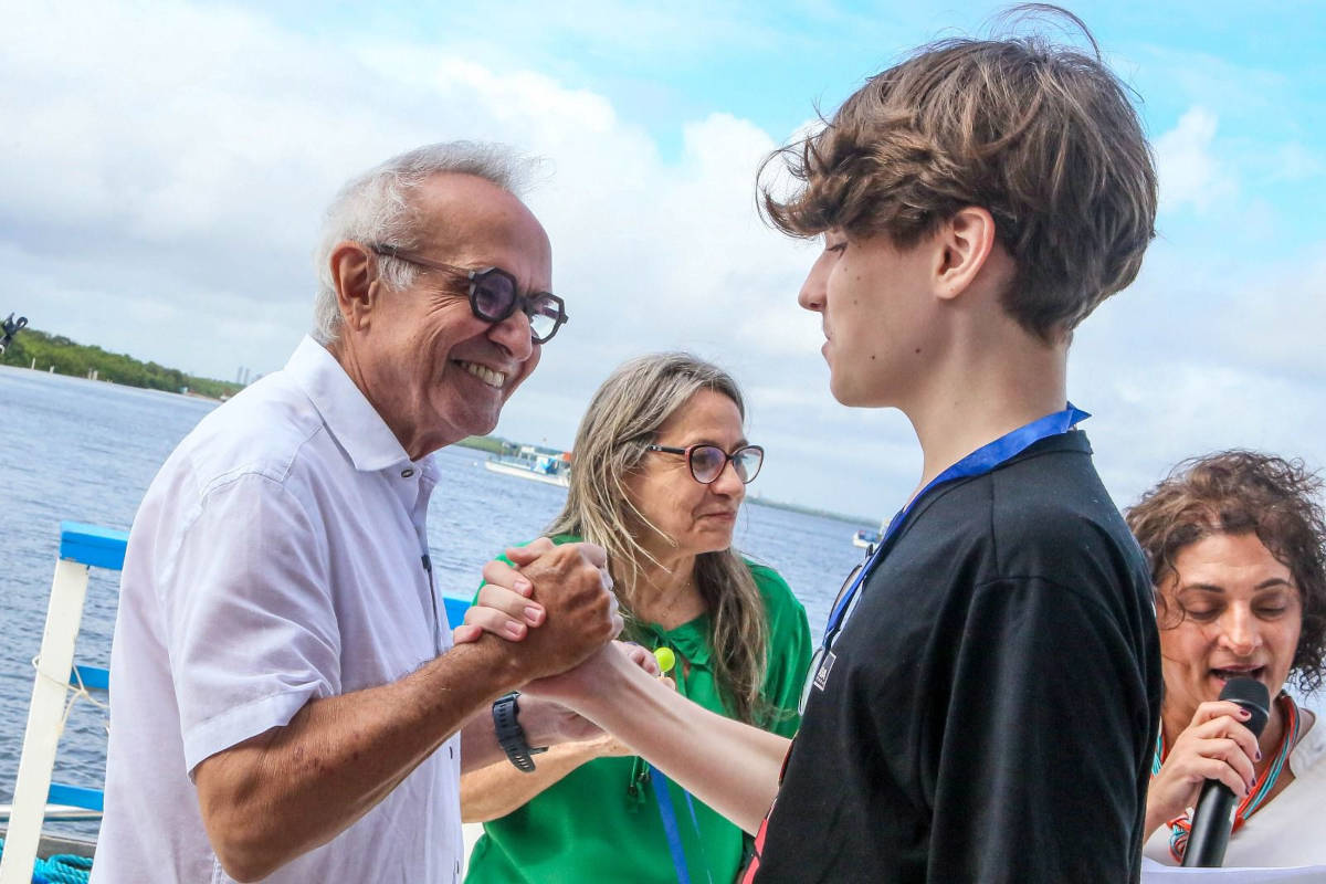 Cícero aproveitou a ocasião para ressaltar os avanços da educação pública de João Pessoa