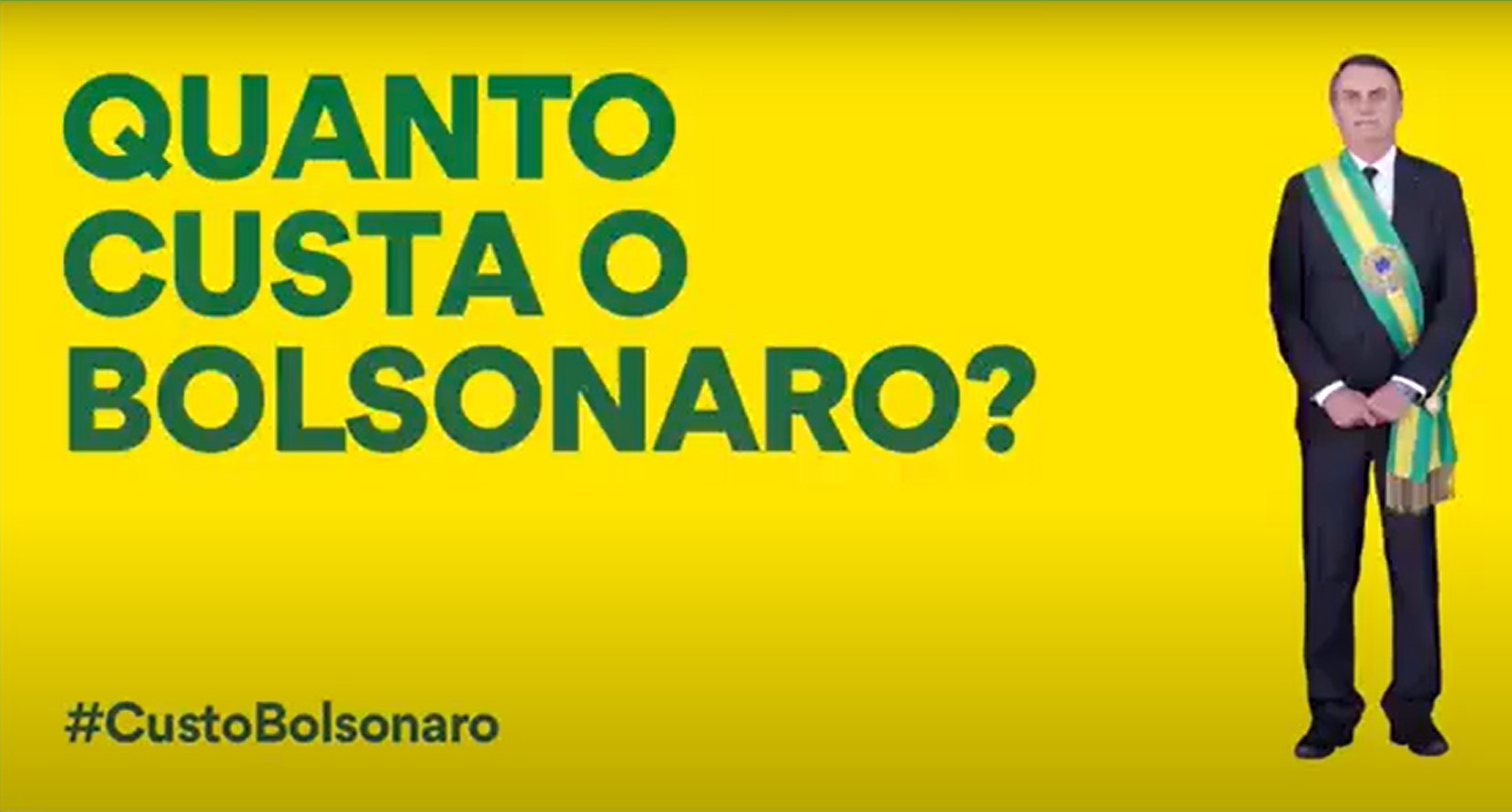 Vídeo apócrifo Custo Bolsonaro questiona impacto das ações do presidente na economia do Brasil