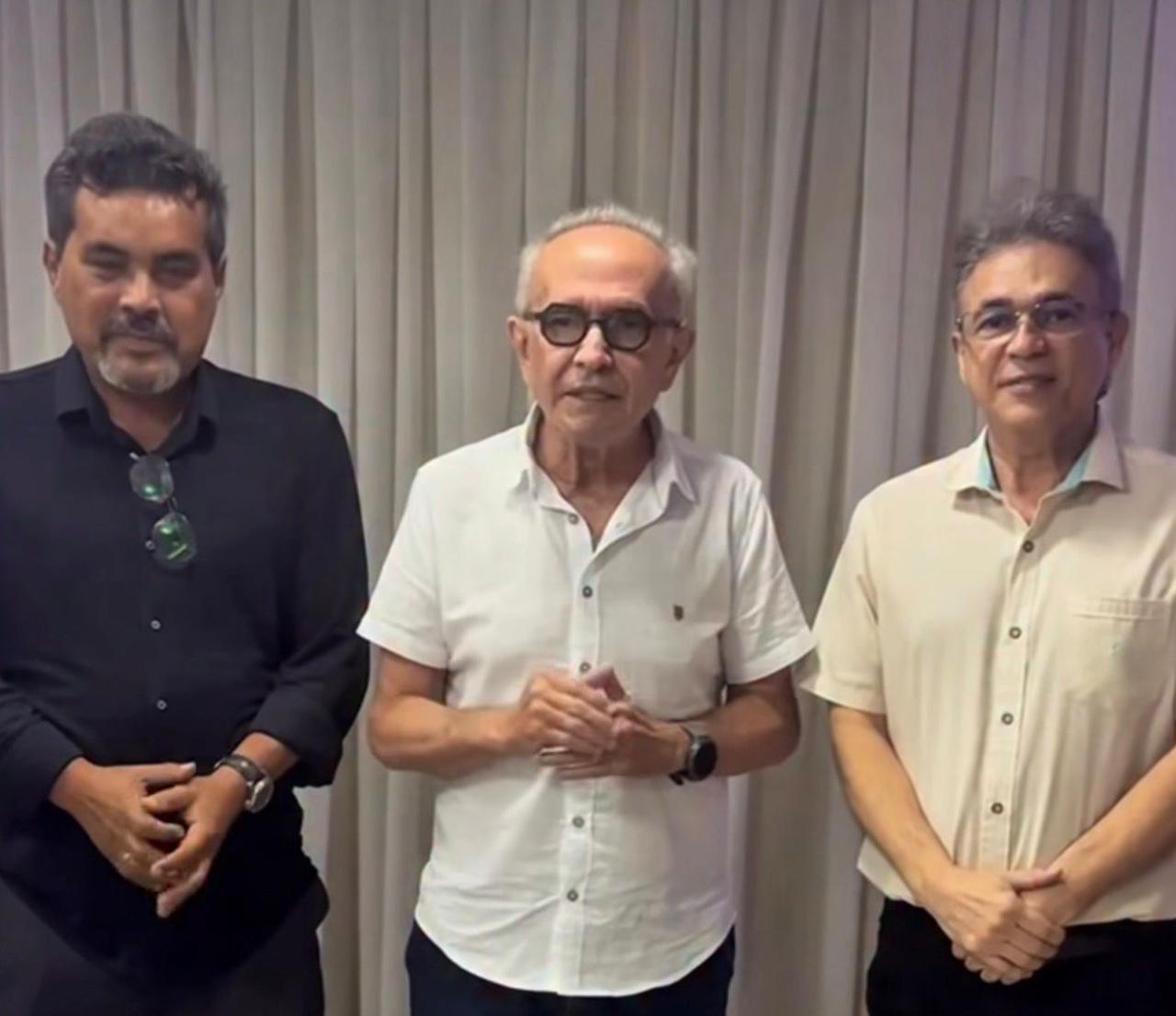 Edmilson Lopes, Cícero Lucena e Nobinho Almeida