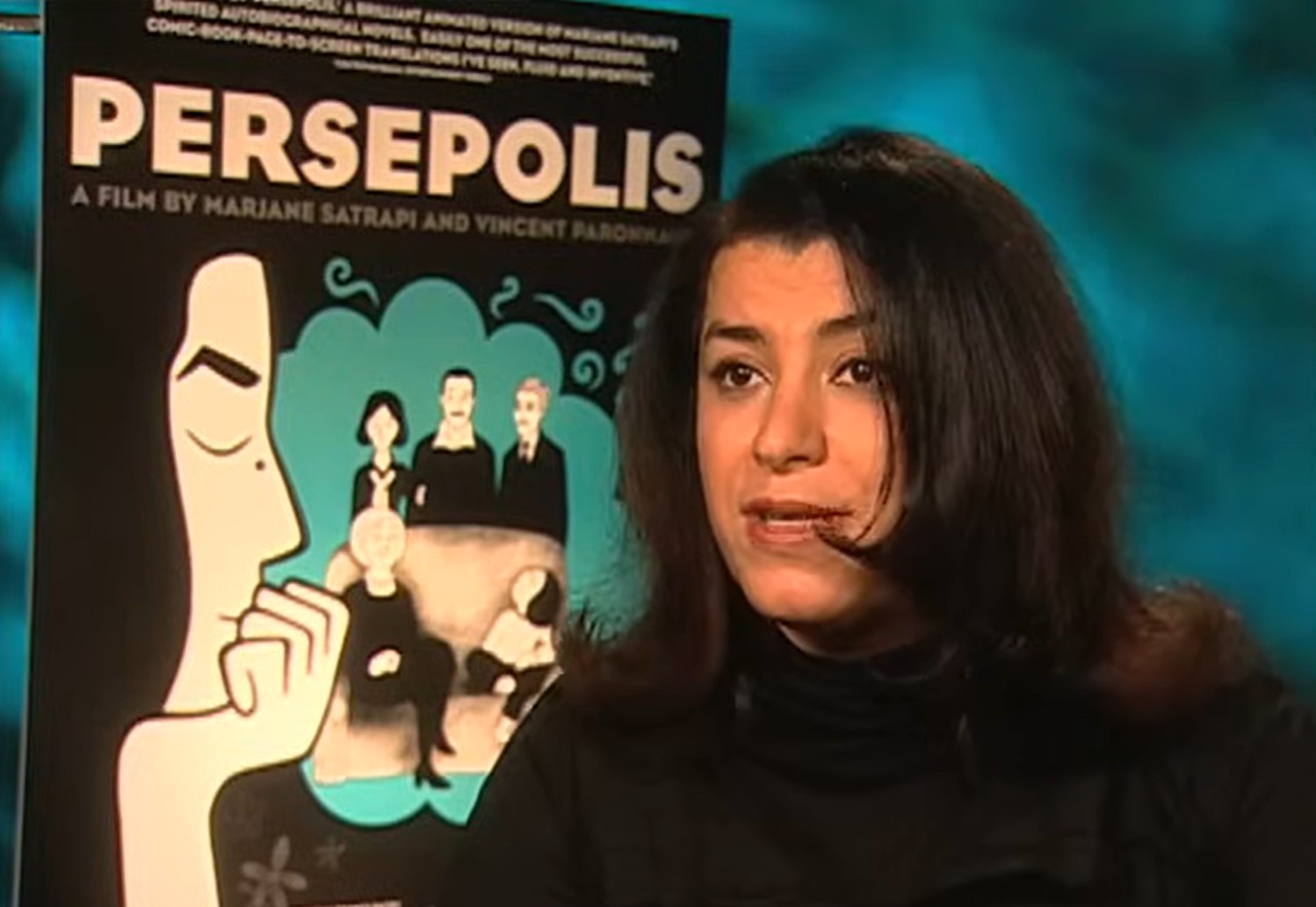 Marjane Satrapi ficou mundialmente conhecida por “Persépolis”