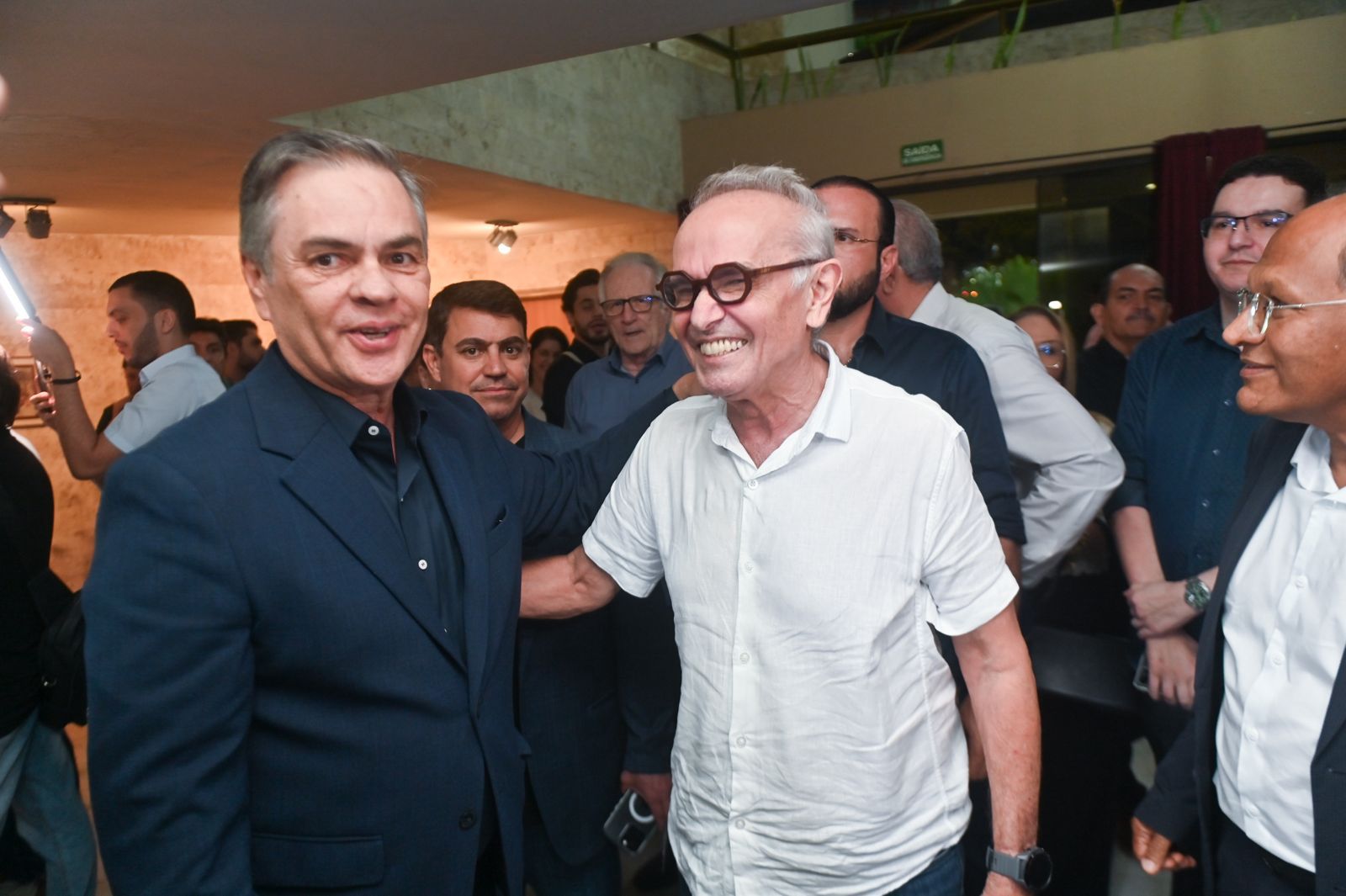 Cássio Cunha Lima e Cícero Lucena, antigos aliados na política paraibana